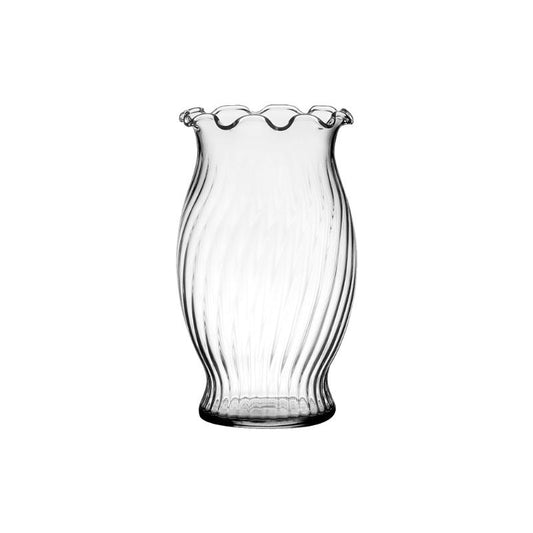 C112 6 5/8" Fluted Vase Pack Size: 24