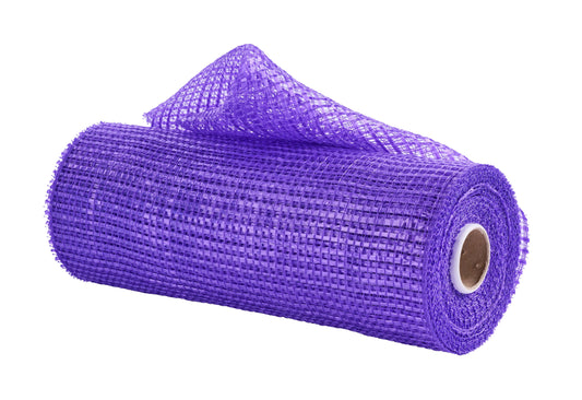 RE890023 | 10" |  Horizontal Wide Stripe Mesh |  Purple |  10yds