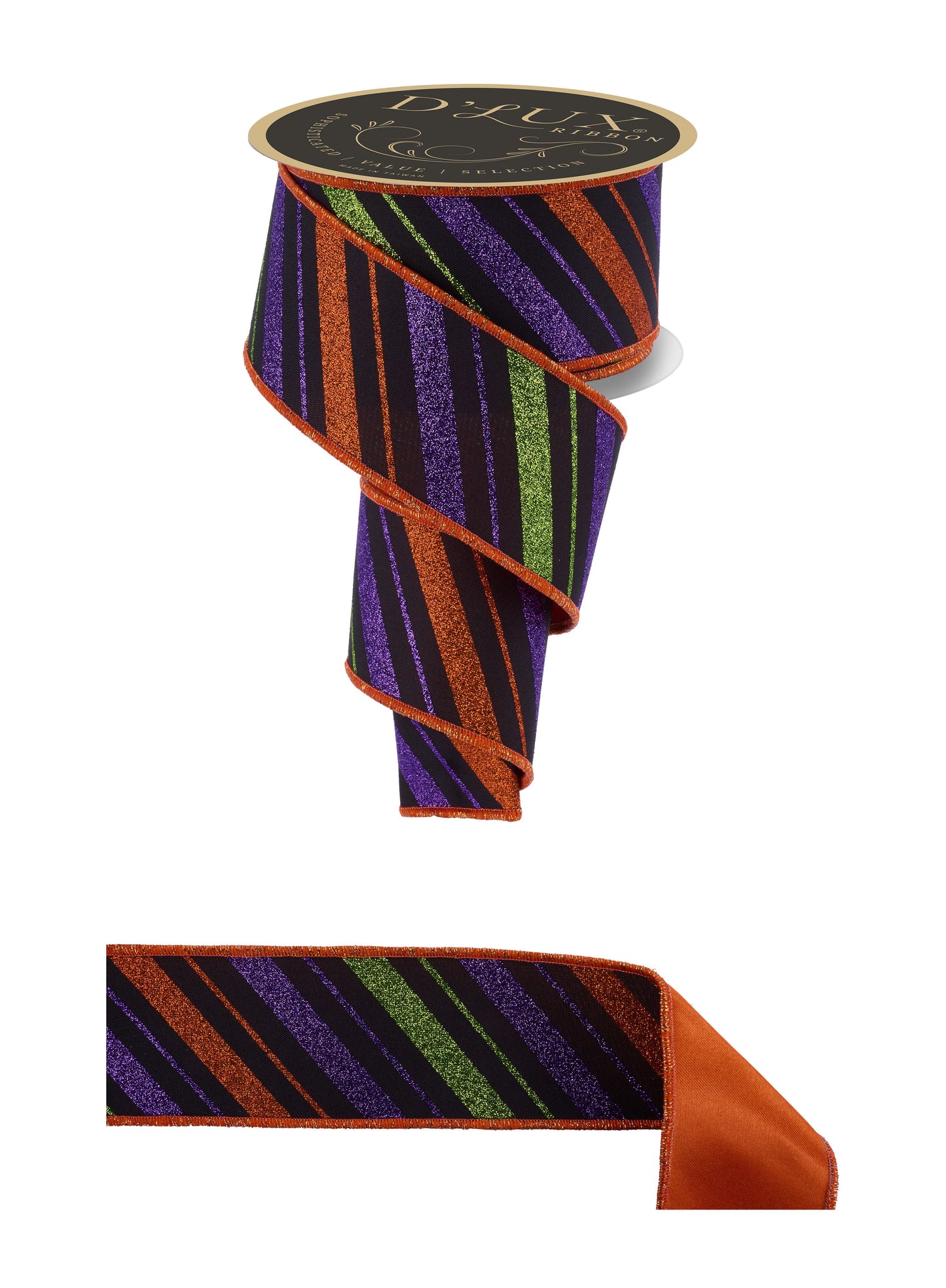 LX315802 | 2.5" | Multi Diagonal Stripe/Fused | 10yds