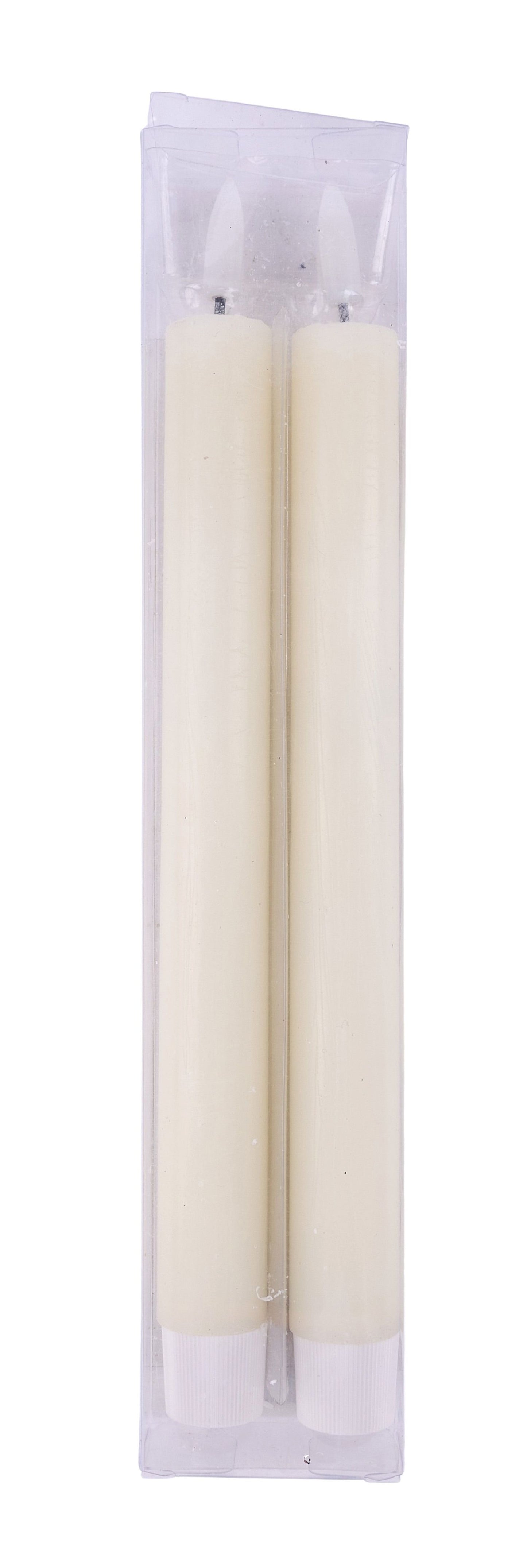 LL607432 |  9.5"H x 0.75"Dia |  Flameless Taper Candle