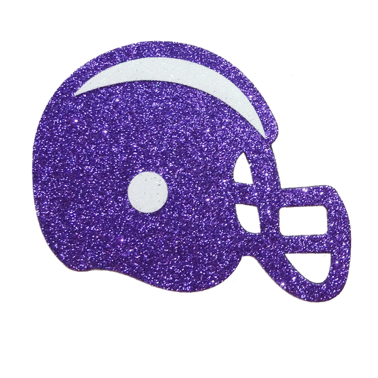 241544 | 5" x 6" | Glitter Foam Helmet | Purple | 1Pcs/Pkg
