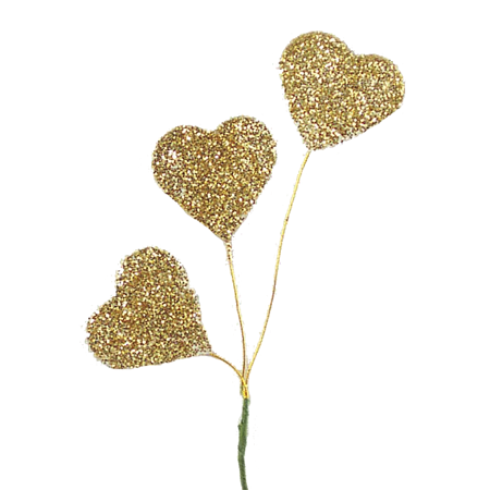 241340 | Heart Glitter Spray | Gold