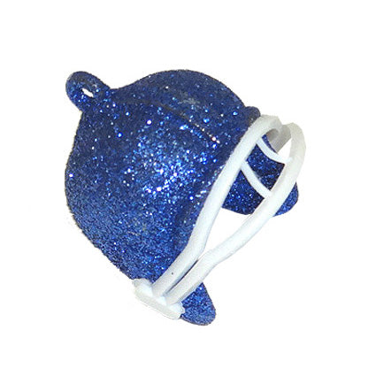 192740  1" GLITTER HELMET 6PC- ROYAL BLUE