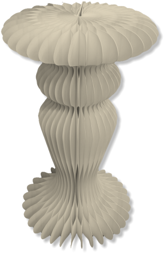 AS4111 | 11.8" x 23.6" | Emmy Accordion Stand | Ivory