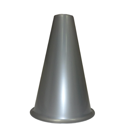 804930 Megaphone 8'' Silver - A&B Wholesale Market Inc