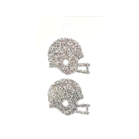 180729 | HELMET LARGE/PEGABLE STICKER | SILVER GLITTER