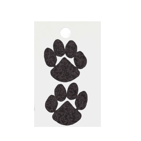 180841 Paw Print Large BLK - A&B Wholesale Market Inc