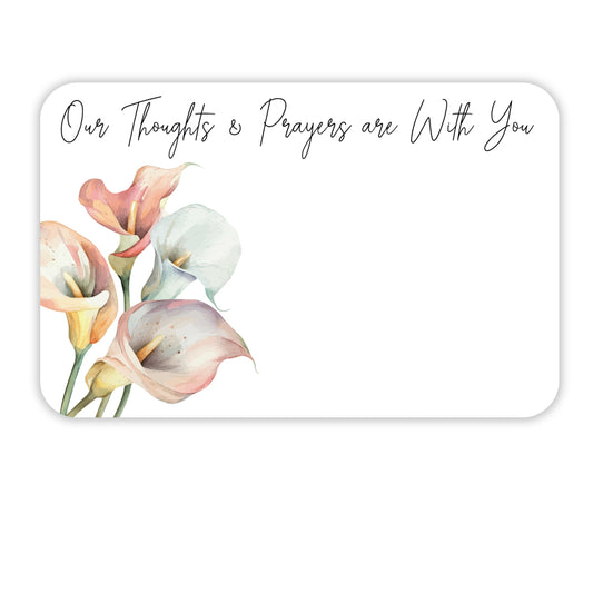 SP0719 | SYMPATHY | "Our Thoughts & Prayers are With You" | 50Cards/Pkg