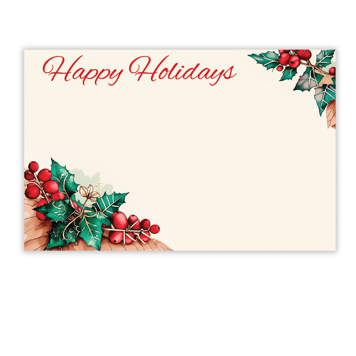 SP0734 | CHRISTMAS | " Happy Holidays" | 50Cards/Pkg