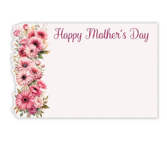 SP0739 | MOTHER'S DAY | "Happy Mother’s Day"- Pink Gerberas | 50Cards/Pkg
