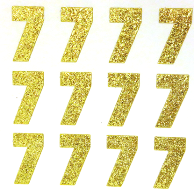 400710 #7 Soft Gold Number 1.5'' - A&B Wholesale Market Inc