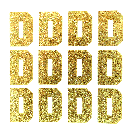 400430 D Soft Gold Letter 1.5'' - A&B Wholesale Market Inc