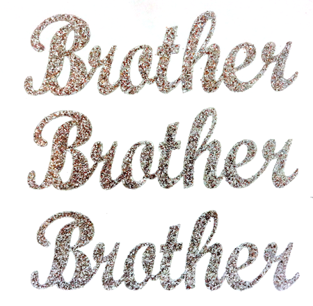 415890 | Brother Glitter Sticker | Silver – A&B Wholesale Market Inc