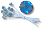 KK9901 | KARA'S KISSES SINGLE RHINESTONES | SAPPHIRE