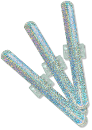SS2307 | Shimmer Slaps | Silver | 3Pcs/Pkg