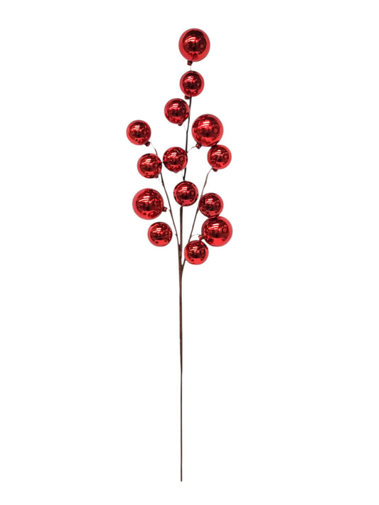 68643  | Xmas Berry Spray | Red