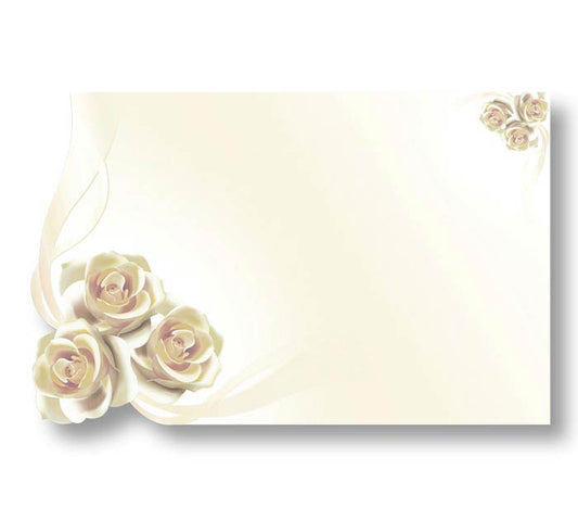 08496 Enclosure Card- NO MESSAGE Ivory - A&B Wholesale Market Inc