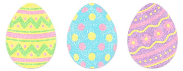 HE6166 20"OAH GLITTERED EVA EASTER EGGS 3A - A&B Wholesale Market Inc