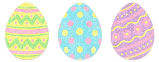 HE6166 20"OAH GLITTERED EVA EASTER EGGS 3A - A&B Wholesale Market Inc