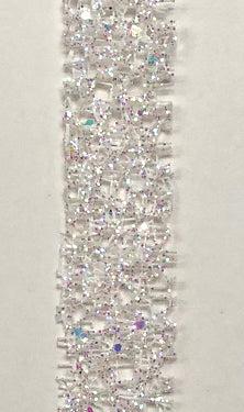 Q631303-01 Glitter Web White/Iridescent - A&B Wholesale Market Inc